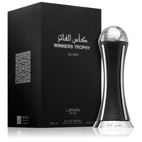 Winners Trophy Silver by Lattafa Eau de Parfum EDP Spray for  3.4 oz / 100ml New - Picture 2 of 2